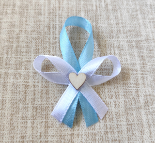 Svadobné pierko Love modré 